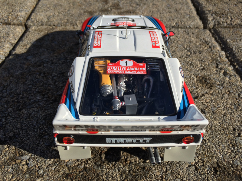 Illustration for article titled Diecast Review: 1985 Lancia 037 Martini